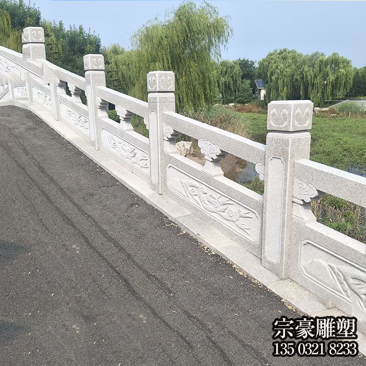 花崗巖石雕欄桿欄板 花崗巖石雕欄桿欄板