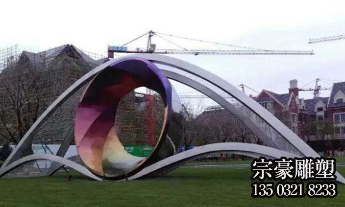 不銹鋼抽象眼睛景觀雕塑 不銹鋼抽象眼睛景觀雕塑