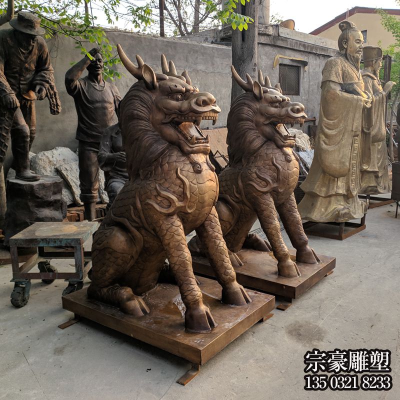 墓地創意鎮宅辟邪神獸麒麟雕塑 墓地創意鎮宅辟邪神獸麒麟雕塑