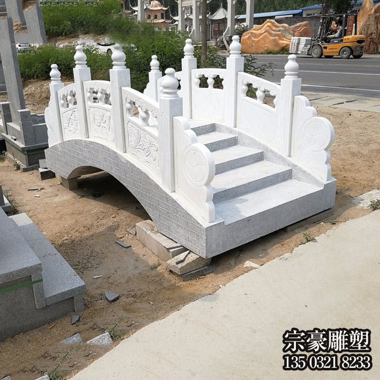 園林庭院大理石雕小橋擺件景觀雕塑 園林庭院大理石雕小橋擺件景觀雕塑